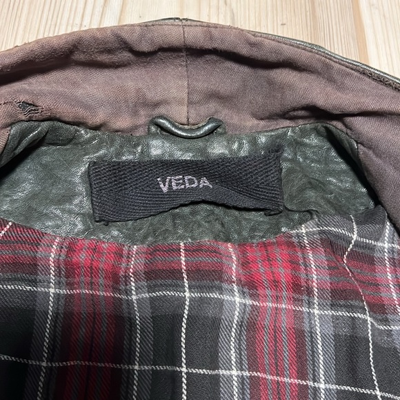 Veda Slick Leather Jacket - Picture 12 of 13